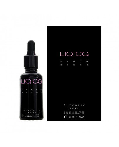 LIQ CG Serum Night glikolowy peeling nocny, koncentrat wygładzający 30 ml