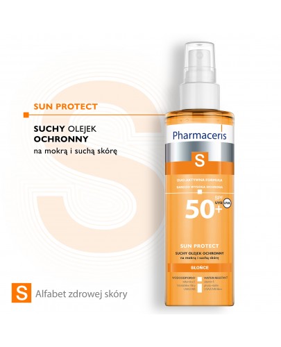 Pharmaceris S Sun Protect suchy olejek ochronny SPF50+ do ciała 200 ml