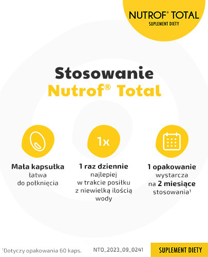 Nutrof Total z witaminą D3 60 kapsułek