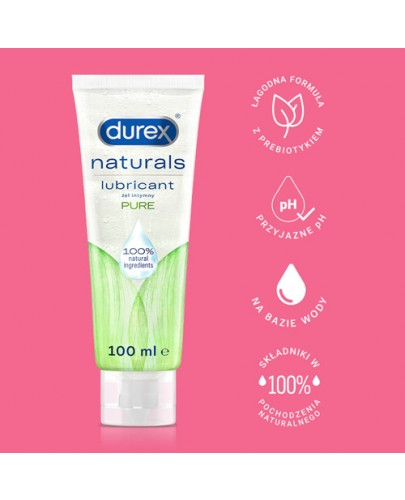 Durex Naturals Pure żel intymny dla intymnej przyjemności 100 ml