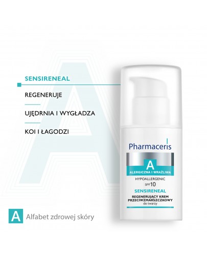 Pharmaceris A Sensireneal krem regenerujący SPF10 przeciwzmarszczkowy do twarzy 30 ml