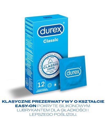 Durex Classic prezerwatywy 12 sztuk