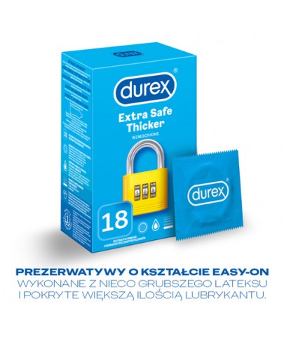 Durex Extra Safe prezerwatywy 18 sztuk