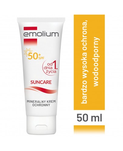 Emolium SunCare SPF50+ mineralny krem ochronny 50 ml