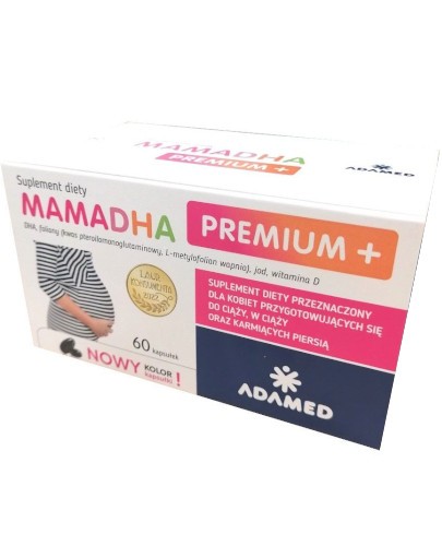 MamaDHA Premium Plus 60 kapsułek