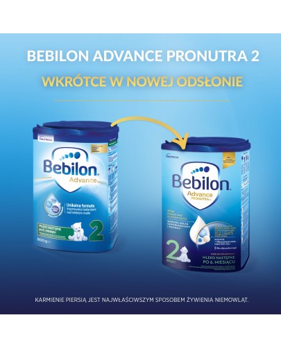 Bebilon 2 Pronutra-Advance mleko modyfikowane po 6 miesiącu 800 g