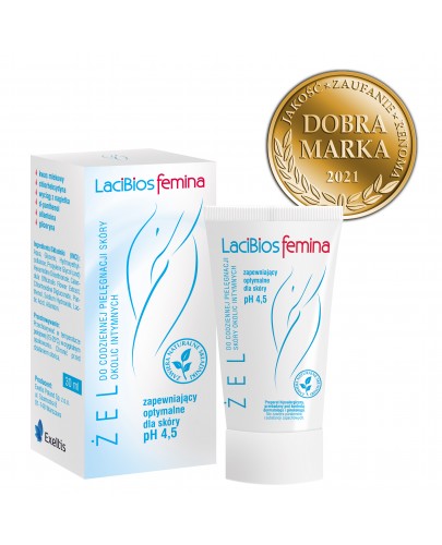 LaciBios Femina żel nawilżający do codziennej pielęgnacji skóry okolic intymnych kobiet 30 ml