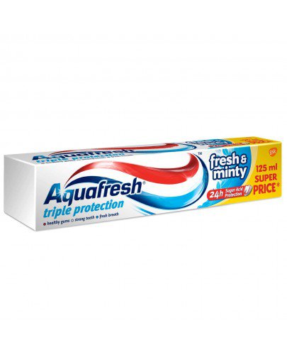 Aquafresh 3 Triple Protection Fresh and Minty pasta do zębów 125 ml