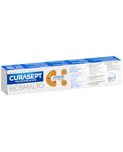 Curasept Biosmalto Junior pasta do zębów dla dzieci od 7 do 12 lat 75 ml