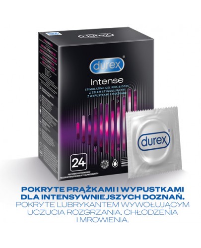 Durex Intense prezerwatywy 24 sztuki