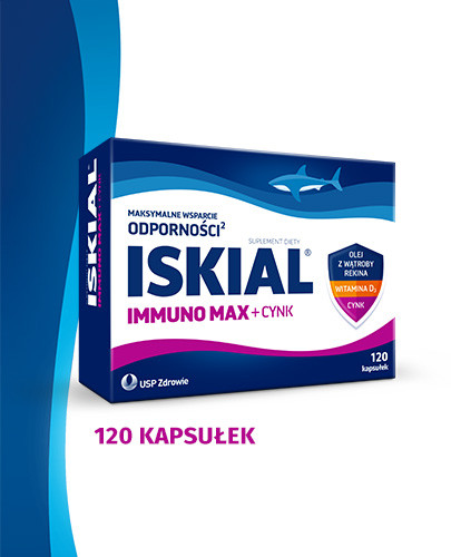 Iskial Immuno Max + Cynk 120 kapsułek