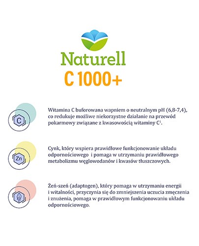 Naturell C 1000+ 30 kapsułek