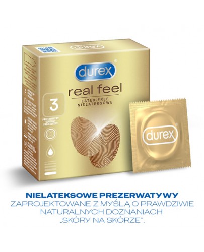 Durex RealFeel Ultra Smooth prezerwatywy 3 sztuki