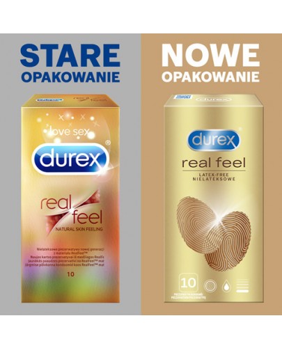 Durex RealFeel Ultra Smooth prezerwatywy 10 sztuk