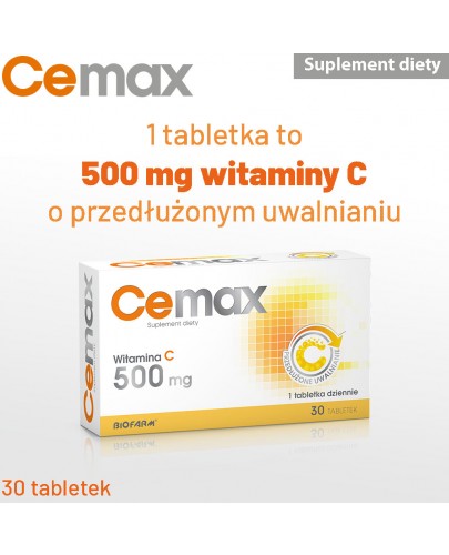 CeMax 500mg 30 tabletek