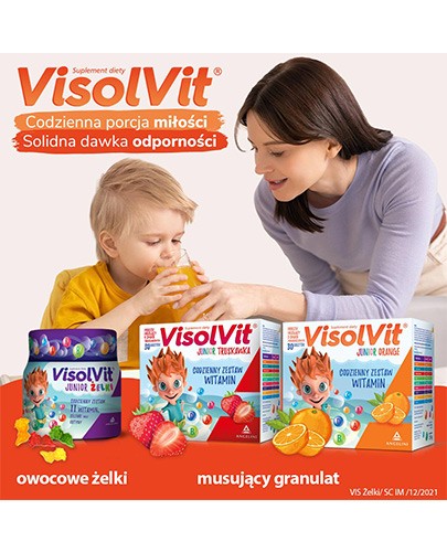 Visolvit Junior żelki dla dzieci powyżej 3 roku życia 50 sztuk