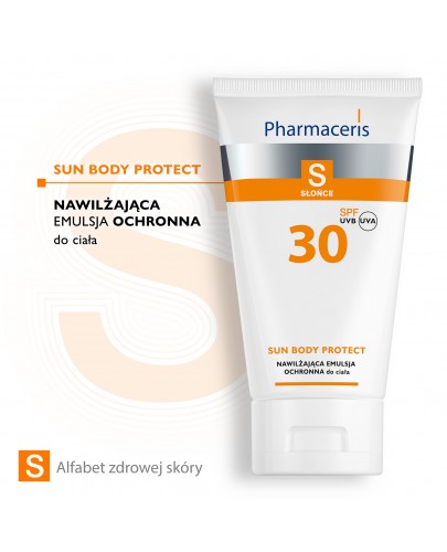 Pharmaceris S Sun Body Protect nawilżająca emulsja ochronna do ciała SPF 30 150 ml + Składana torba termiczna 1 sztuka GRATIS