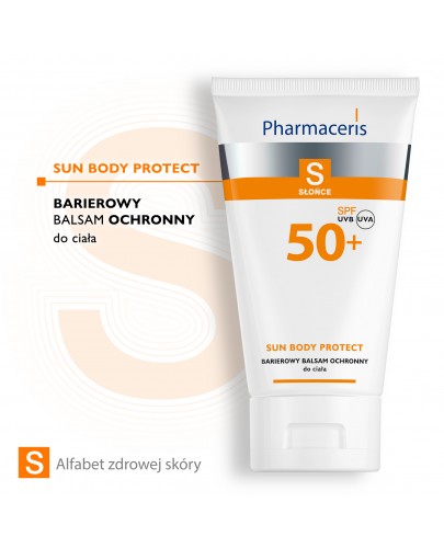 Pharmaceris S Sun Body Protect Barierowy balsam ochronny do ciała SPF 50+ 150 ml + Plecaczek GRATIS