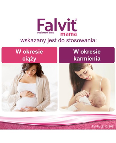 Falvit Mama witaminy dla kobiet w ciąży 60 tabletek