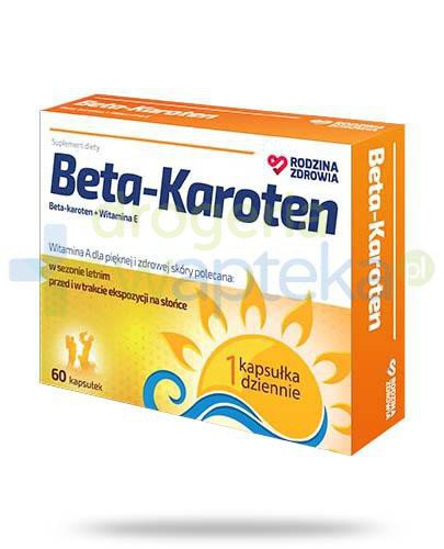 Rodzina Zdrowia Beta-Karoten + witamina E 60 kapsułek 