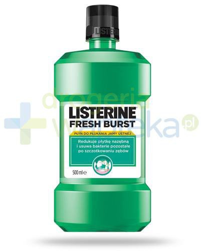 podgląd produktu Listerine Fresh Burst płyn do płukania jamy ustnej 500 ml