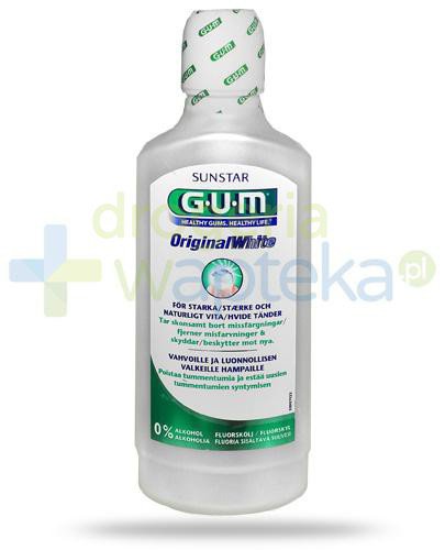 podgląd produktu GUM Original White płyn do płukania jamy ustnej 500 ml