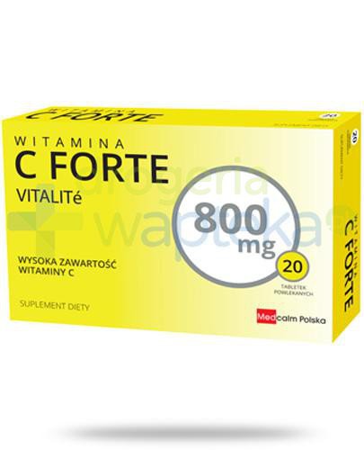 podgląd produktu Vitalite witamina C Forte 800mg 20 tabletek