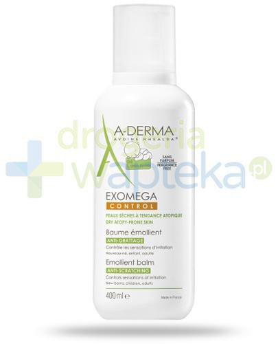 A-Derma Exomega Control balsam emolient Rich++ przeciw drapaniu 400 ml 