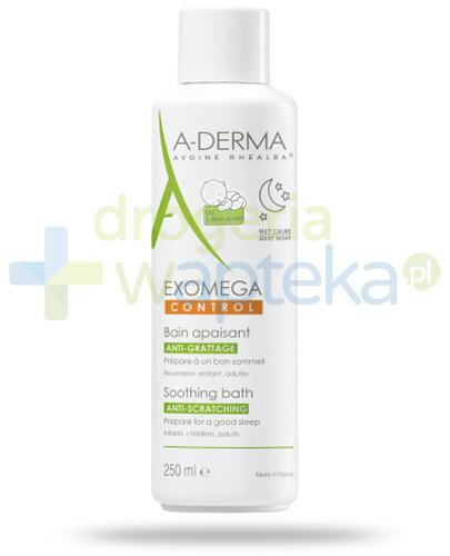 podgląd produktu A-Derma Exomega Control płyn do kojącej kąpieli przeciw drapaniu 250 ml
