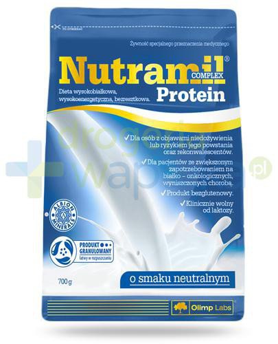 Nutramil Complex Protein preparat odżywczy o smaku neutralnym 700 g 