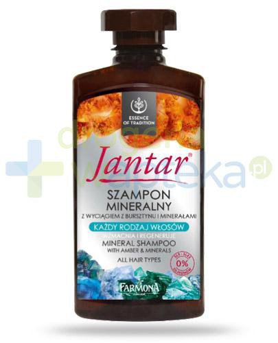podgląd produktu Farmona Jantar szampon mineralny z wyciągiem z bursztynu i minerałami do każdego rodzaju włosów 330 ml