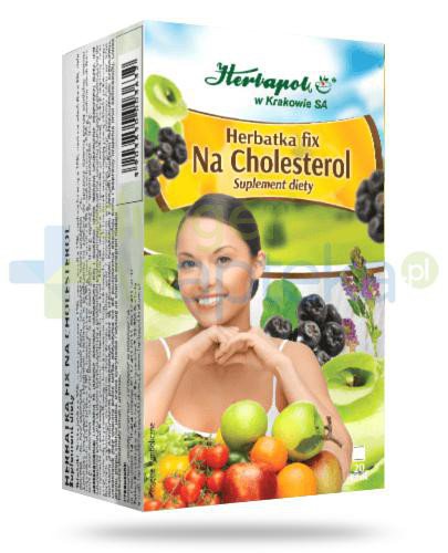 podgląd produktu Herbapol Herbatka fix Na cholesterol 20 saszetek