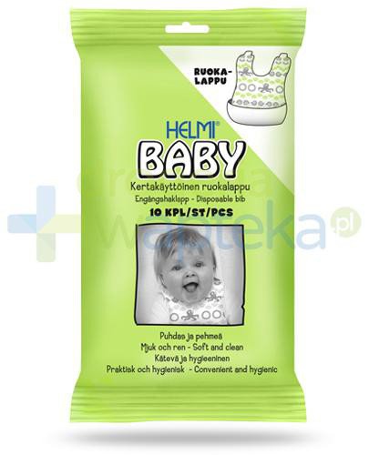 podgląd produktu Helmi Baby śliniaczki jednorazowe dla dzieci 10 sztuk