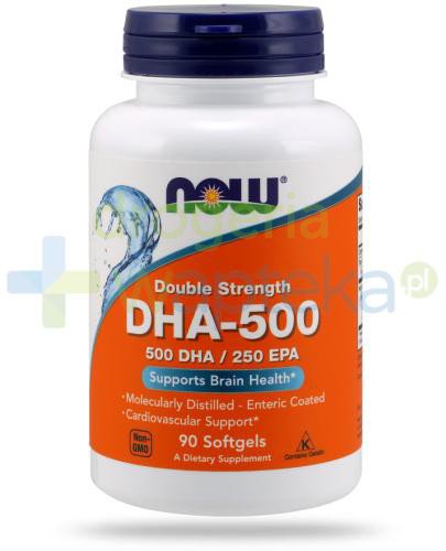 podgląd produktu NOW Foods DHA 500 mg 90 kapsułek