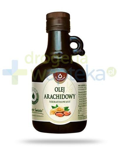 podgląd produktu Oleofarm olej arachidowy nierafinowany, płyn 250 ml