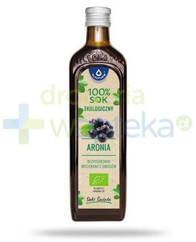 Oleofarm Aronia 100% sok ekologiczny z owoców aronii 490 ml 