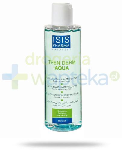 podgląd produktu Isis Teen Derm Aqua woda micelarna do oczyszczania skóry tłustej, trądzikowej 200 ml