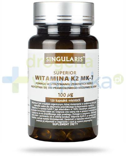 podgląd produktu Singularis Superior witamina K2 MK-7 120 kapsułek