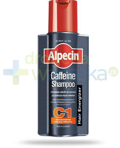 Alpecin C1 szampon kofeinowy stymulujący wzrost włosów bezpośrednio w cebulkach 250 ml 
