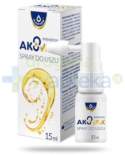 Akuvax spray do uszu 15 ml 