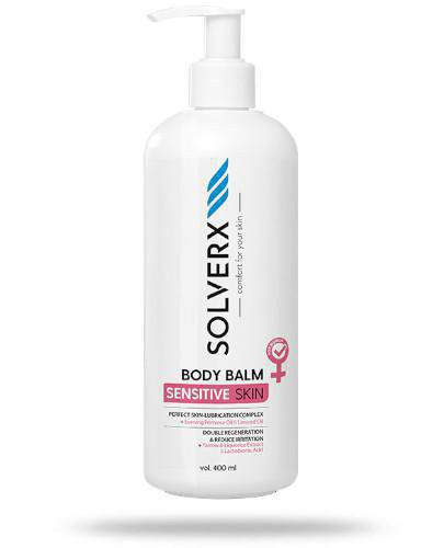 podgląd produktu Solverx Sensitive Skin Woman balsam do ciała przeznaczony do skóry wrażliwej dla kobiet 400 ml