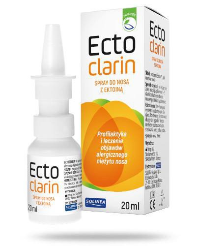 Ectoclarin spray do nosa z ektoiną 20 ml 