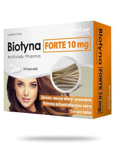 podgląd produktu Activlab Pharma Biotyna forte 10 mg 30 kapsułek
