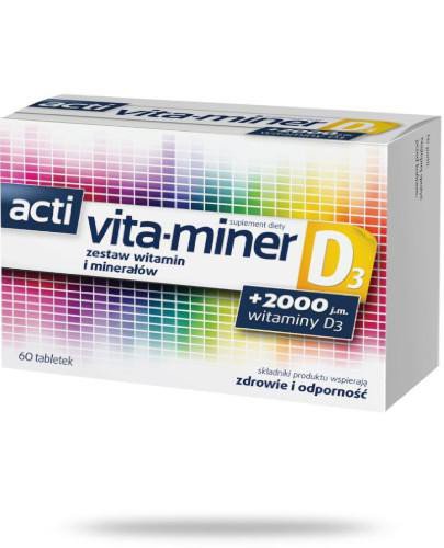 podgląd produktu Acti Vita-Miner D3 60 tabletek