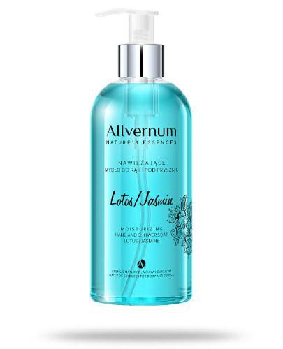 podgląd produktu Allvernum nawilżające mydło do rąk i pod prysznic lotos - jaśmin 300 ml