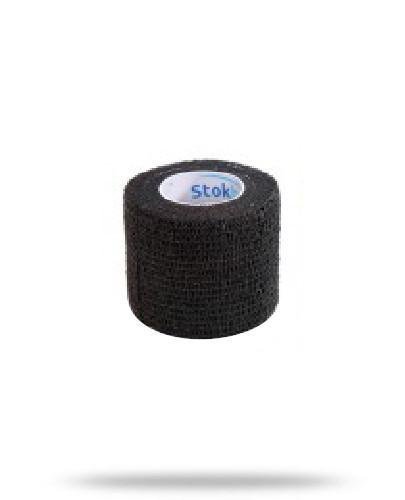 podgląd produktu Stokban bandaż elastyczny samoprzylepny czarny 5cm x 4,5m 1 sztuka