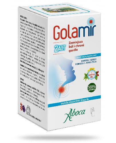 podgląd produktu Golamir 2ACT spray bezalkoholowy dla dorosłych i dzieci 30 ml