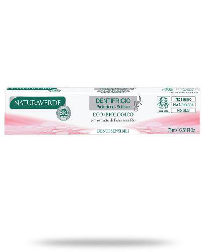 podgląd produktu Naturaverde pasta do zębów wrażliwych BIO 75 ml