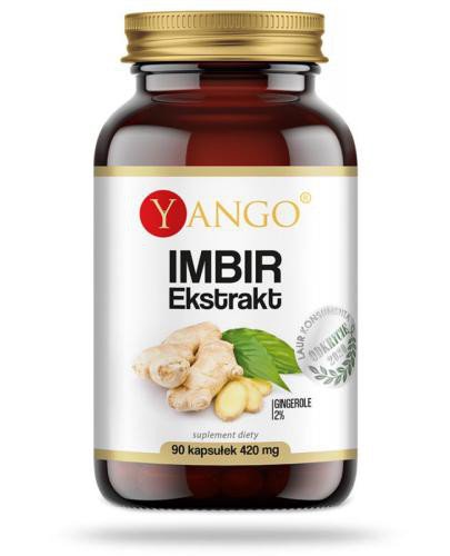podgląd produktu Yango Imbir ekstrakt 90 kapsułek