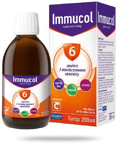 podgląd produktu Immucol 6 syrop dla dzieci od 6 roku życia 200 ml